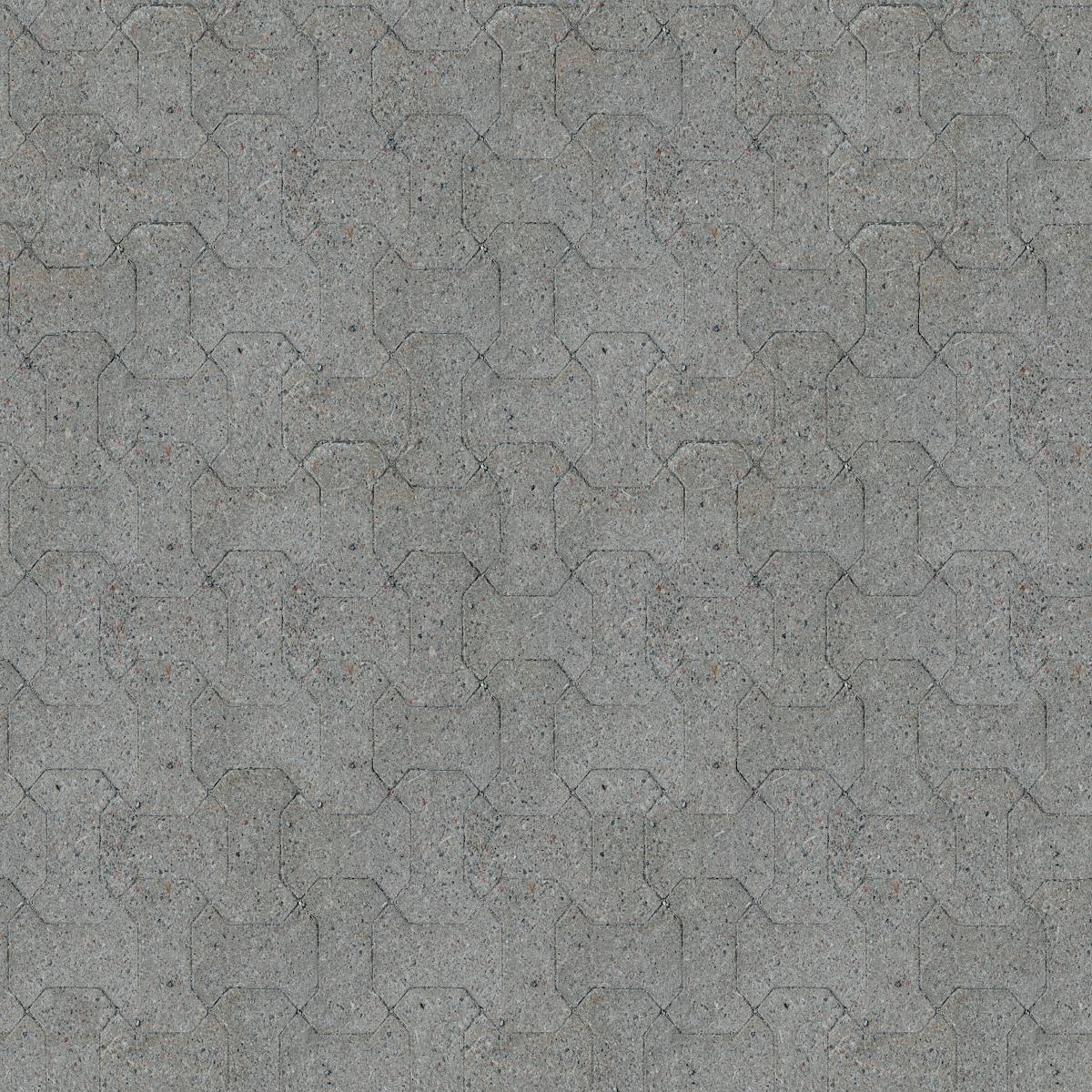 Patterned concrete surface for decorative flatwork